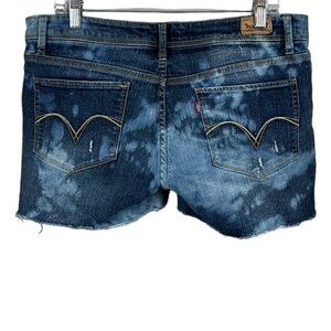 Levi’s Bleach Dyed MIDI Shorts Size 13